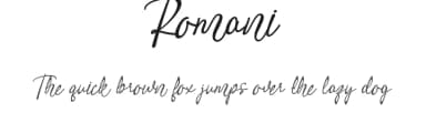 Romani by Calligraphy Fonts — Script Handwritten Font — thumbnail 1