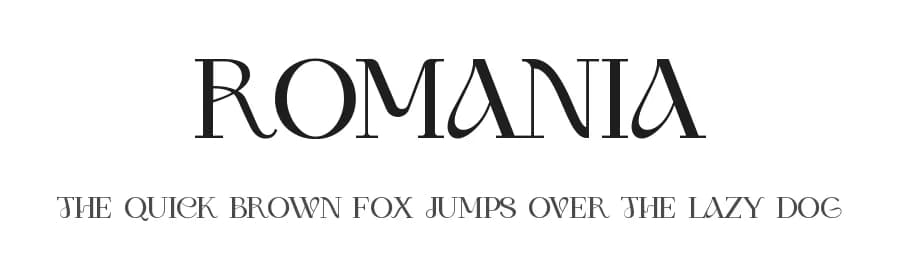 Romania by UI Creative — Serif Font