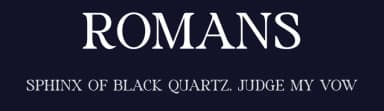 Romans by Muflieart — Serif Font — thumbnail 2