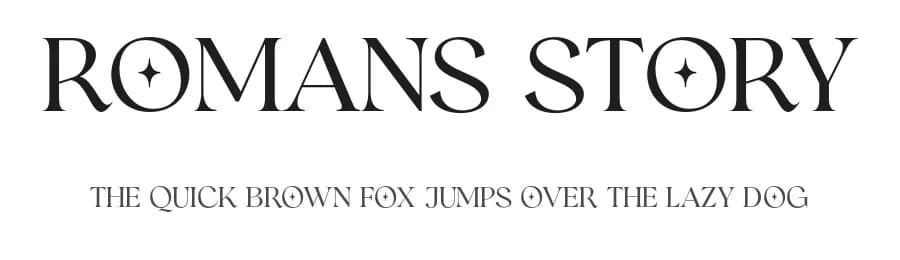 Romans Story by Letterhend Studio — Serif Font