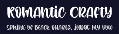Romantic Crafty by Blankids — Script Handwritten Font — thumbnail 2