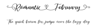 Romantic February by PutraCetol Studio — Script Handwritten Font — thumbnail 1