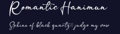 Romantic Hanimun by Scratchones — Script Handwritten Font — thumbnail 2
