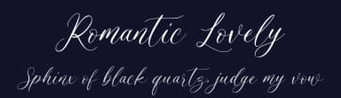 Romantic Lovely by Sronstudio — Script Handwritten Font — thumbnail 2