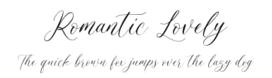 Romantic Lovely by Sronstudio — Script Handwritten Font — thumbnail 1