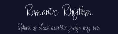 Romantic Rhythm by nomlimofont — Script Handwritten Font — thumbnail 2