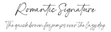 Romantic Signature by Ramli Setiadi — Script Handwritten Font — thumbnail 1