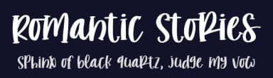 Romantic Stories by Abo Daniel Studio — Script Handwritten Font — thumbnail 2