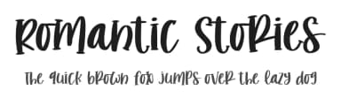 Romantic Stories by Abo Daniel Studio — Script Handwritten Font — thumbnail 1