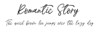 Romantic Story by Scratchones — Script Handwritten Font — thumbnail 1