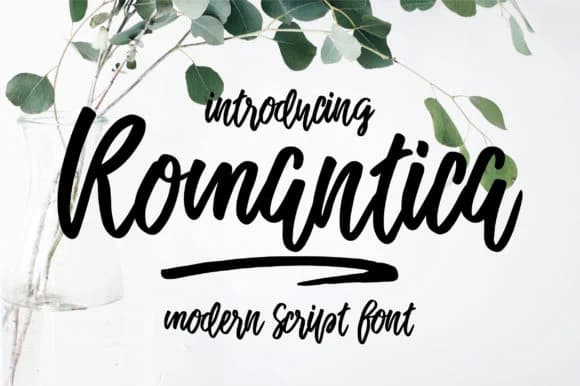 Romantica Script Font by Caoca Studio — Script Handwritten Font