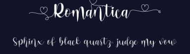 Romantica by Fiqiart — Script Handwritten Font — thumbnail 2