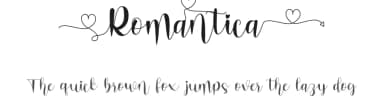 Romantica by Fiqiart — Script Handwritten Font — thumbnail 1