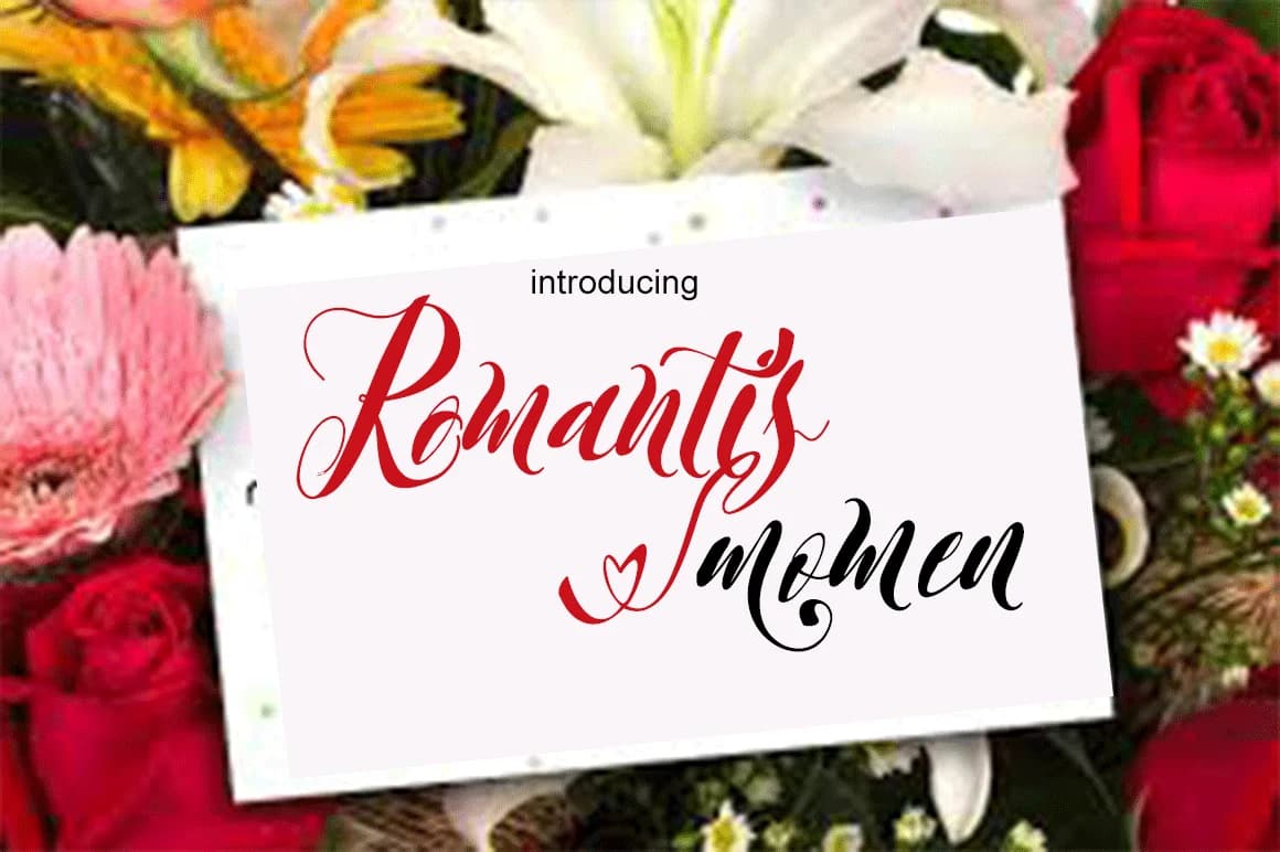 Romantis Momen Font by Sinfa.co — Script Handwritten Font