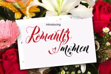 Romantis Momen Font by Sinfa.co — Script Handwritten Font — thumbnail 1
