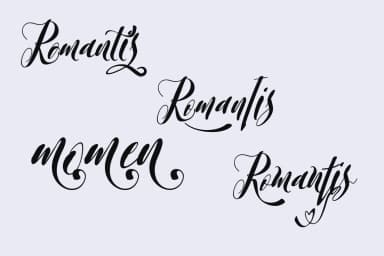 Romantis Momen Font by Sinfa.co — Script Handwritten Font — thumbnail 5