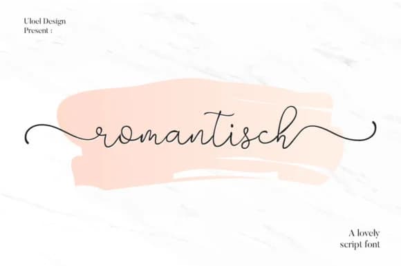 Romantisch Font by Uloel Design — Script Handwritten Font