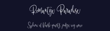 Romantyc Paradise by Damarletter — Script Handwritten Font — thumbnail 2