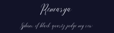 Romarya by josstype — Script Handwritten Font — thumbnail 2