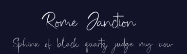 Rome Janction by UI Creative — Script Handwritten Font — thumbnail 2