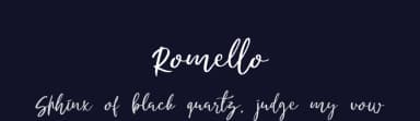 Romello by Ardyana Types — Script Handwritten Font — thumbnail 2