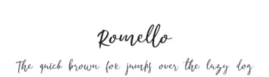 Romello by Ardyana Types — Script Handwritten Font — thumbnail 1
