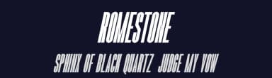 Romestone by Almarkhatype — Sans Serif Font — thumbnail 2