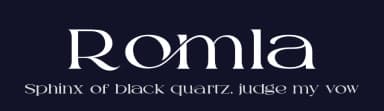 Romla by HansCo — Serif Font — thumbnail 2