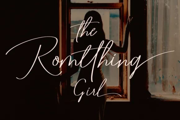 Romtthing Girl Font by Fajry's Type — Script Handwritten Font