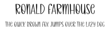 Ronald Farmhouse by FreshtypeINK — Script Handwritten Font — thumbnail 1