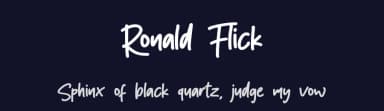 Ronald Flick by StringLabs Creative Studio — Script Handwritten Font — thumbnail 2