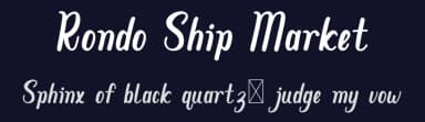 Rondo Ship Market by Chamdan Chakim — Script Handwritten Font — thumbnail 2