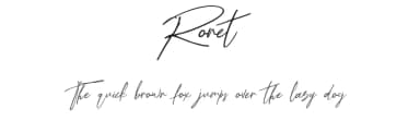 Ronet by Yasir Ekinci — Script Handwritten Font — thumbnail 1