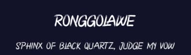 Ronggolawe by GFR Creative — Script Handwritten Font — thumbnail 2
