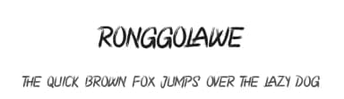 Ronggolawe by GFR Creative — Script Handwritten Font — thumbnail 1