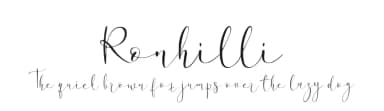 Ronhilli by JunCreative — Script Handwritten Font — thumbnail 1