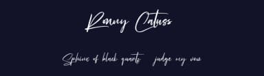 Ronny Catuss by Maulana Creative — Script Handwritten Font — thumbnail 2