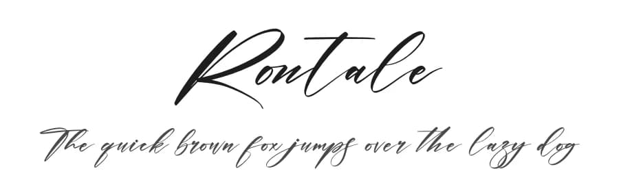 Rontale by Letterena Studios — Script Handwritten Font