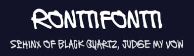 Ronttifontti by Juha Korhonen — Script Handwritten Font — thumbnail 2