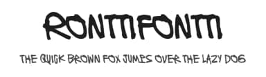 Ronttifontti by Juha Korhonen — Script Handwritten Font — thumbnail 1