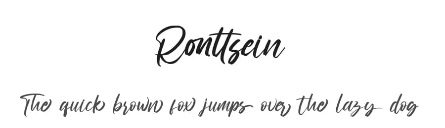 Ronttsein by StringLabs Creative Studio — Script Handwritten Font