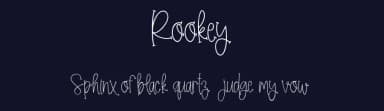 Rookey by Bale — Script Handwritten Font — thumbnail 2