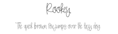 Rookey by Bale — Script Handwritten Font — thumbnail 1