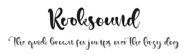 Rooksound by Vztype Studio — Script Handwritten Font — thumbnail 1