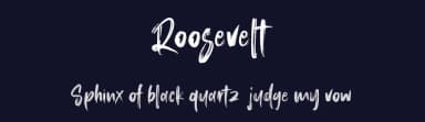 Roosevelt by Maulana Creative — Script Handwritten Font — thumbnail 2