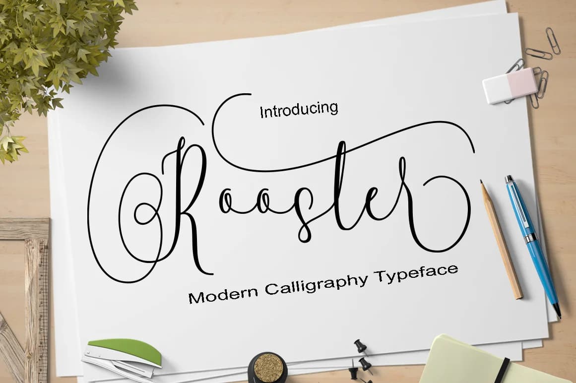 Rooster Script Font by JoeeCreative — Script Handwritten Font