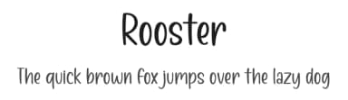Rooster by Graphix Line Studio — Script Handwritten Font — thumbnail 1