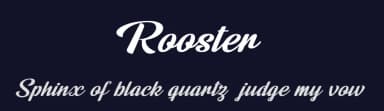 Rooster by Billy Argel Fonts ® — Script Handwritten Font — thumbnail 2
