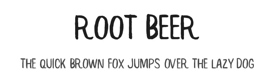 Root Beer by Zansari — Script Handwritten Font