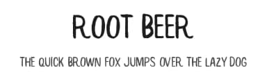 Root Beer by Zansari — Script Handwritten Font — thumbnail 1